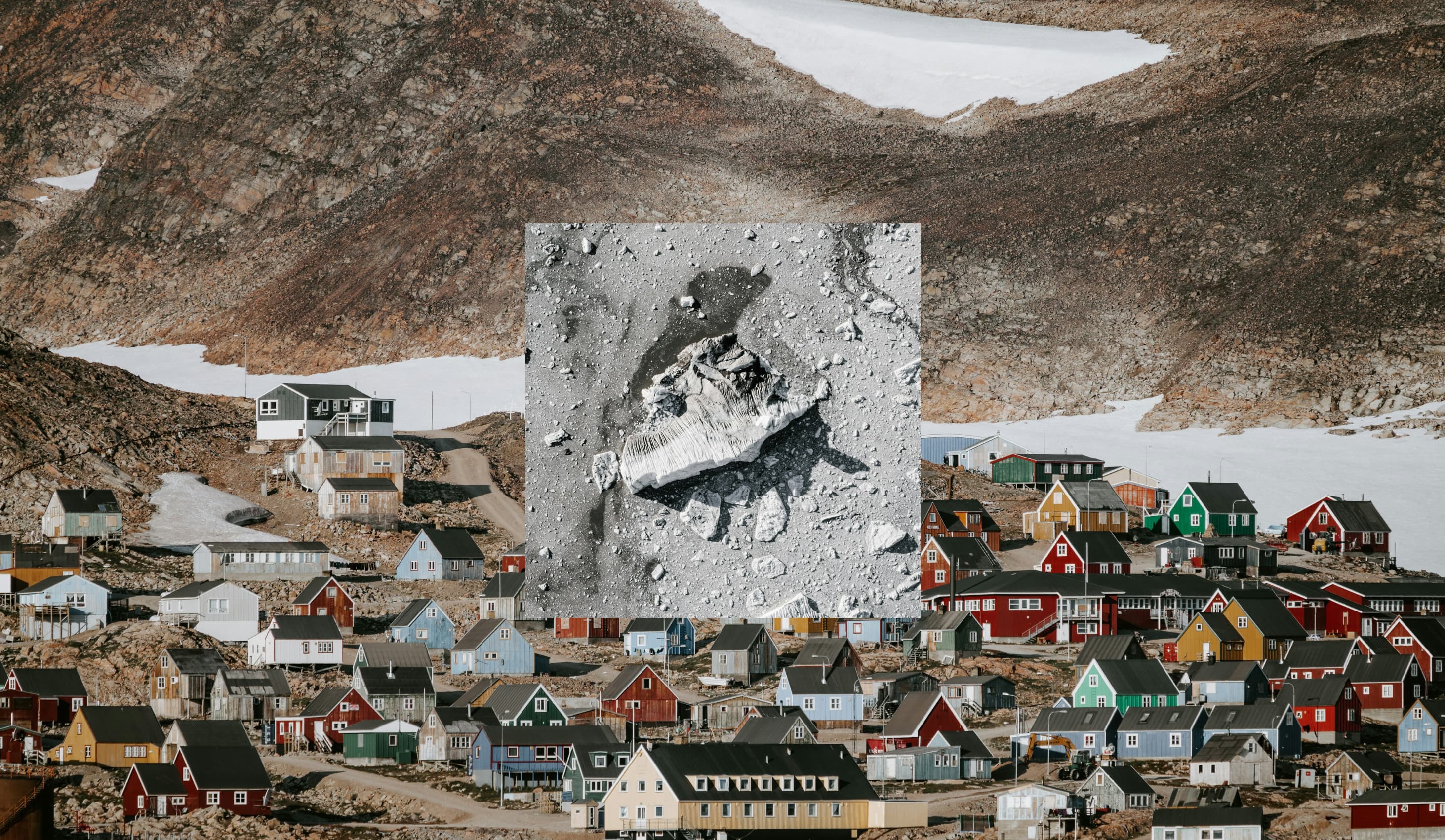 Assiliartaq kujataata nunaqarfiani inissiarsuarnik qalipaatilinnik takussutissaq. Taanna qaavaniittoq qalipaateqanngitsoq qaqortorlu ilanngullugu nunap qaavata immikkoortuisa takutinneqarnerannik imalik.